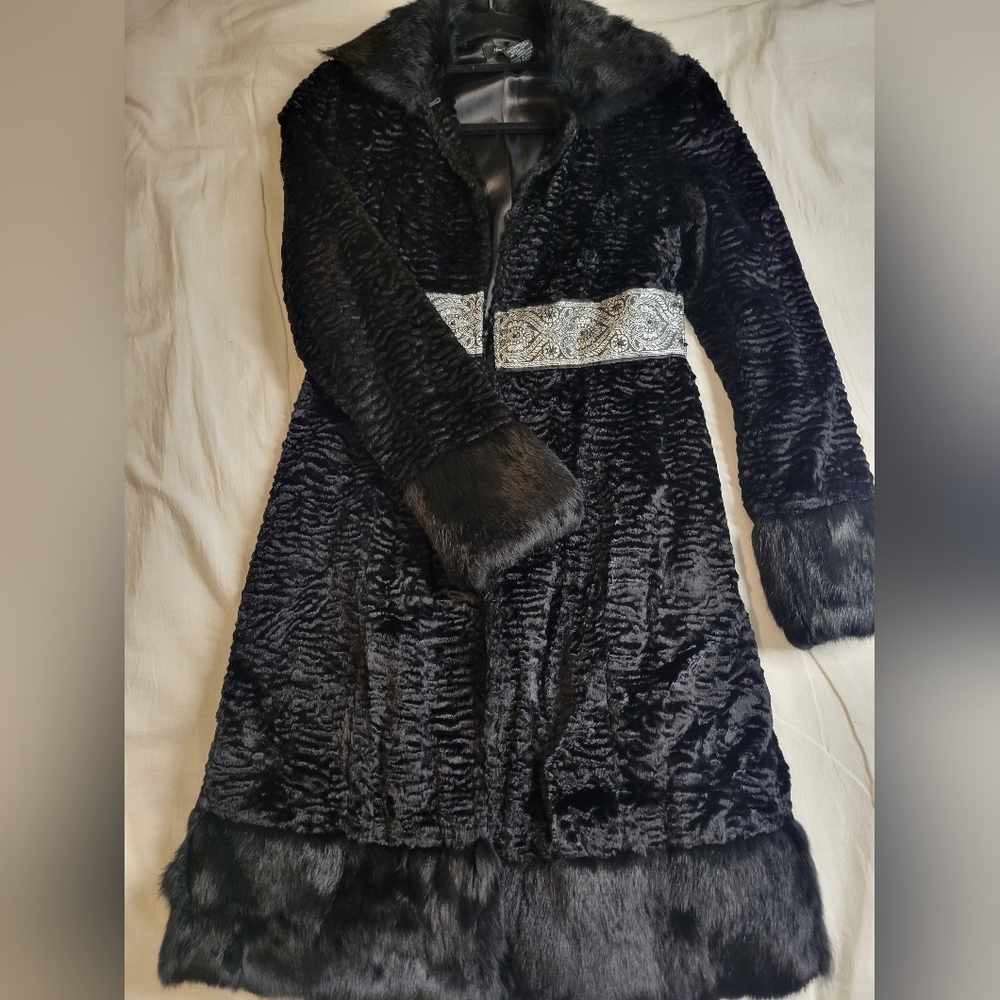 Heart Moon Star Evening Coat